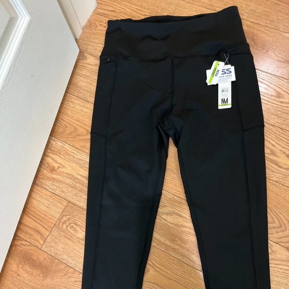 Nicole Miller Pants - Nicole Miller High Waist Black Leggings Sz Large NWT